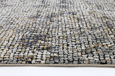 Roman Mosaic Solid Ash Rug 300x400 cm