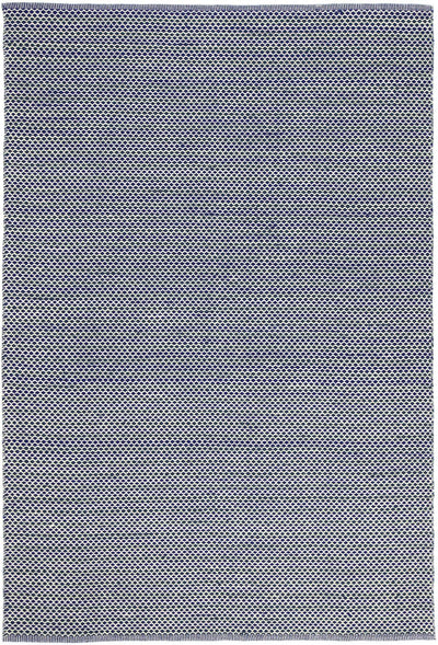 Natura Wool Blue Striped Rug 120x170 cm