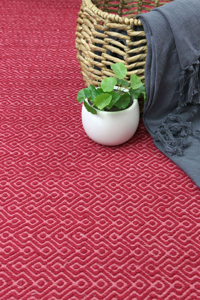 Natura Wool Hot Pink Diamond Rug 120x170 cm