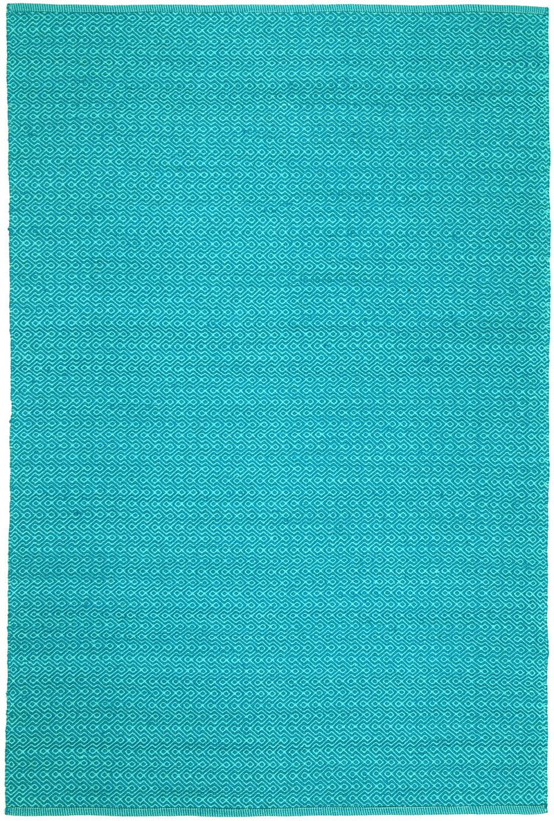 Natura Wool Turquoise Blue Diamond Rug 120x170 cm