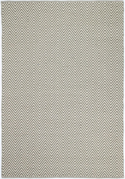 Natura Wool Fog Beige Chevron Rug 120x170 cm