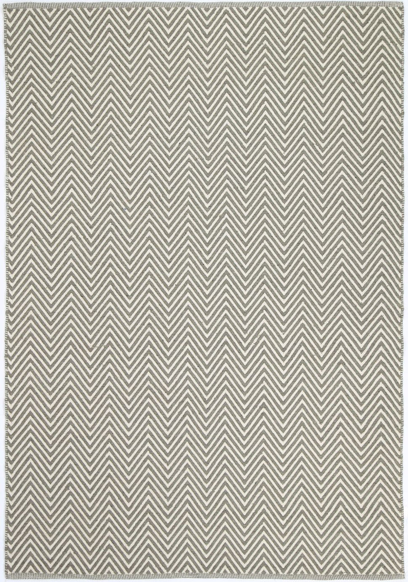 Natura Wool Fog Beige Chevron Rug 120x170 cm