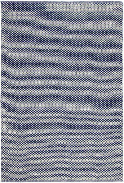 Natura Wool Blue Striped Rug 160x230 cm