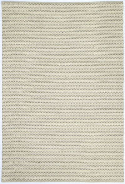 Natura Wool Beige Striped Rug 160x230 cm