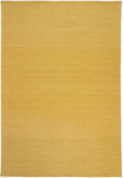 Natura Wool Yellow Diamond Rug 160x230 cm