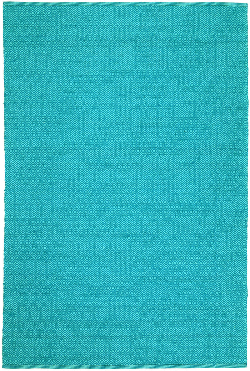 Natura Wool Turquoise Blue Diamond Rug 160x230 cm