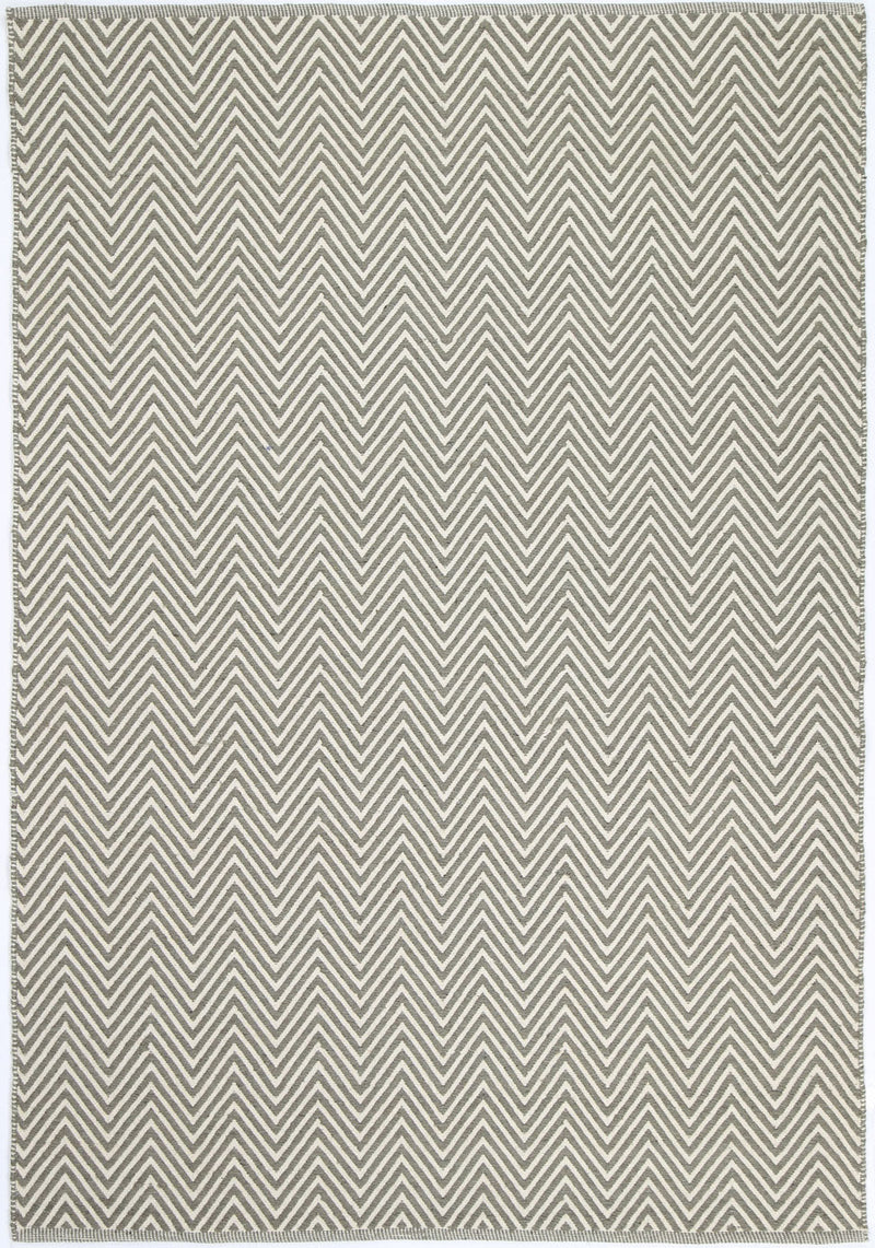 Natura Wool Fog Beige Chevron Rug 160x230 cm