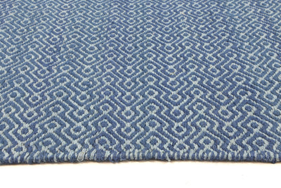 Natura Wool Blue Diamond Rug 200x290 cm