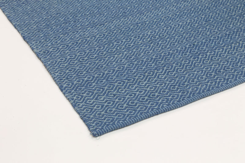 Natura Wool Blue Diamond Rug 200x290 cm