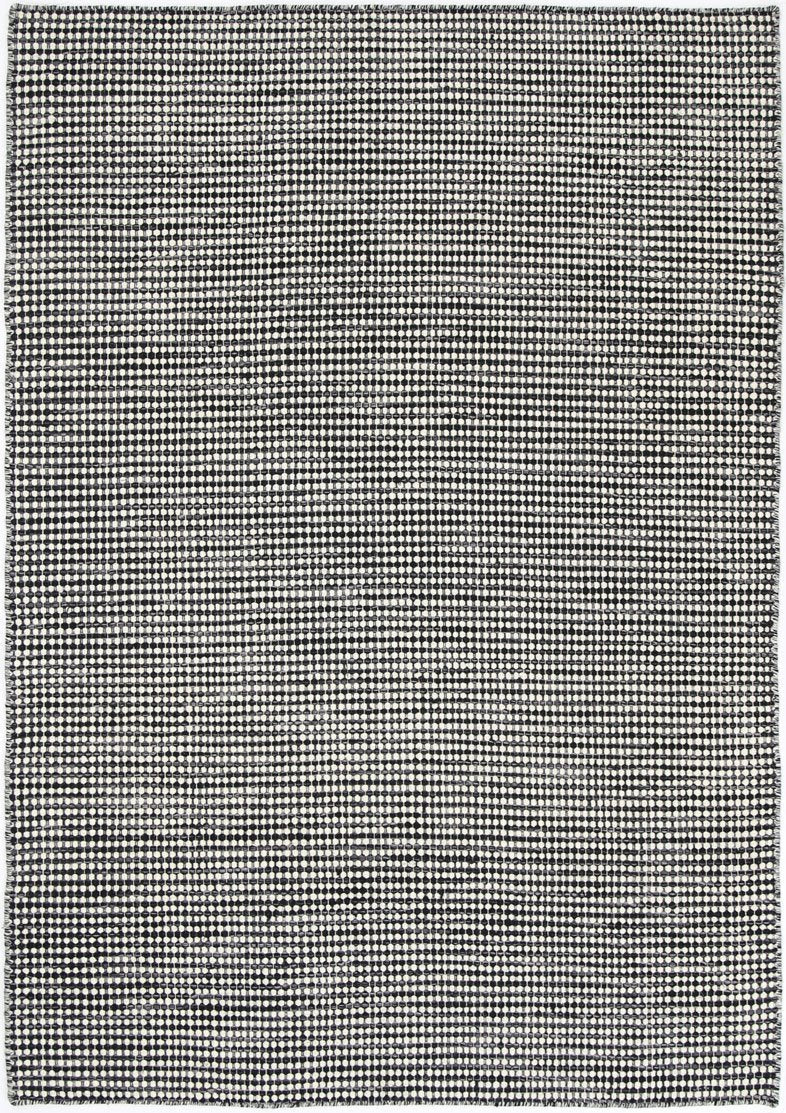 Scandi Charcoal Grey Reversible Wool Rug 160x230 cm