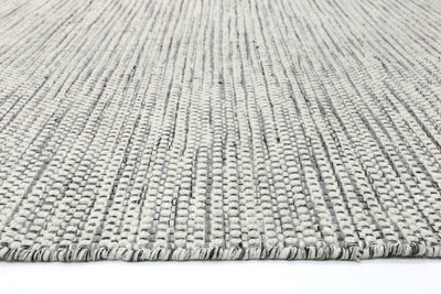 Scandi Grey Reversible Wool Rug 200x290 cm