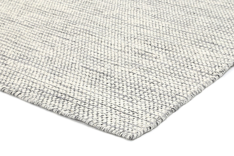 Scandi Grey Reversible Wool Rug 200x290 cm