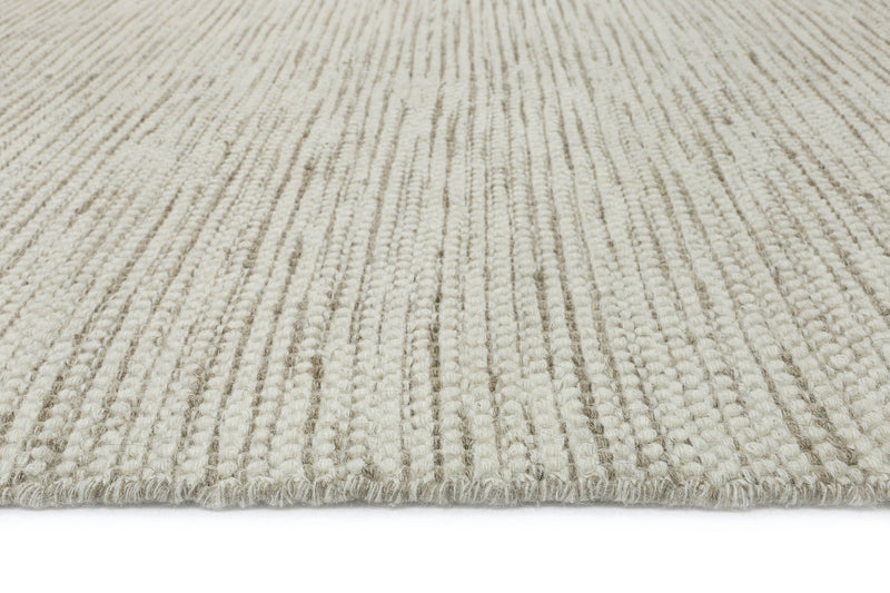 Scandi Beige Brown Reversible Wool Rug 240x330 cm