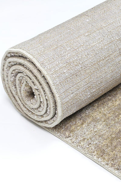 Zarin Solid Beige Modern Rug 120x170 cm