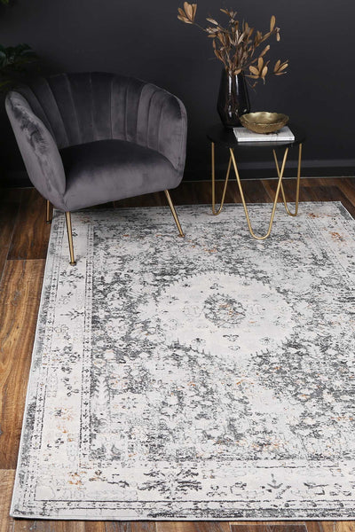 Isaiah Traditional Grey Rug 120x170cm