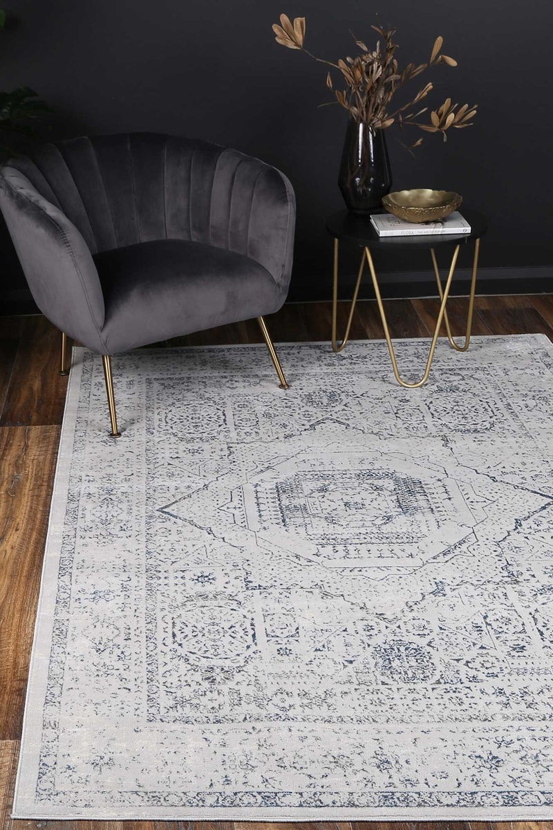 Isaiah Navy Traditional Rug 120x170cm