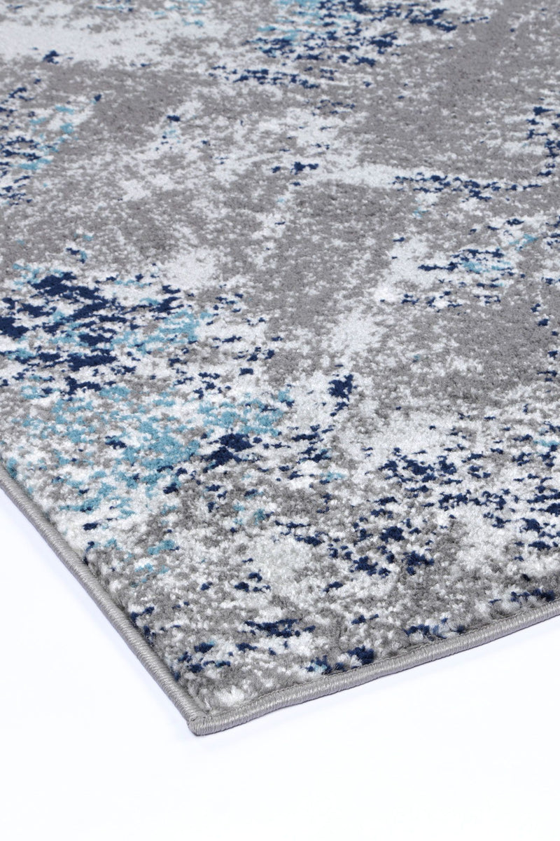 Ligures Grey Blue Rug 160X230cm