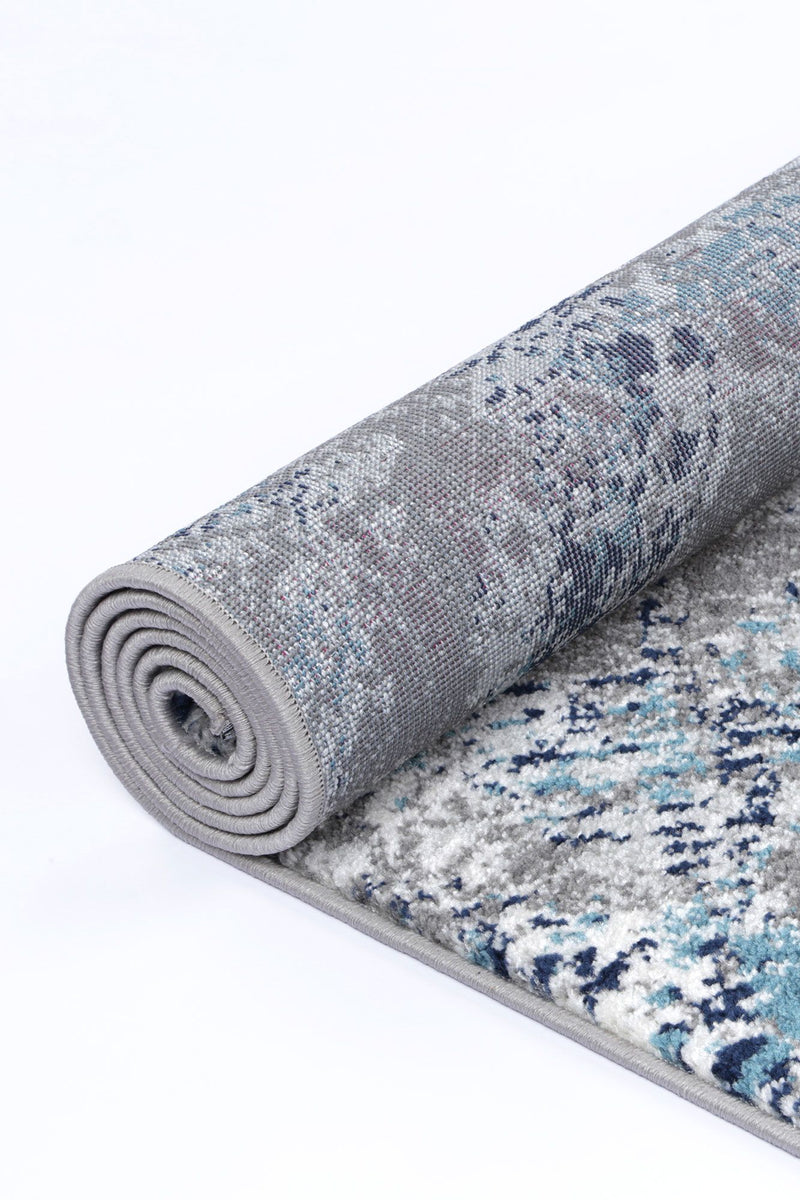 Ligures Grey Blue Rug 160X230cm