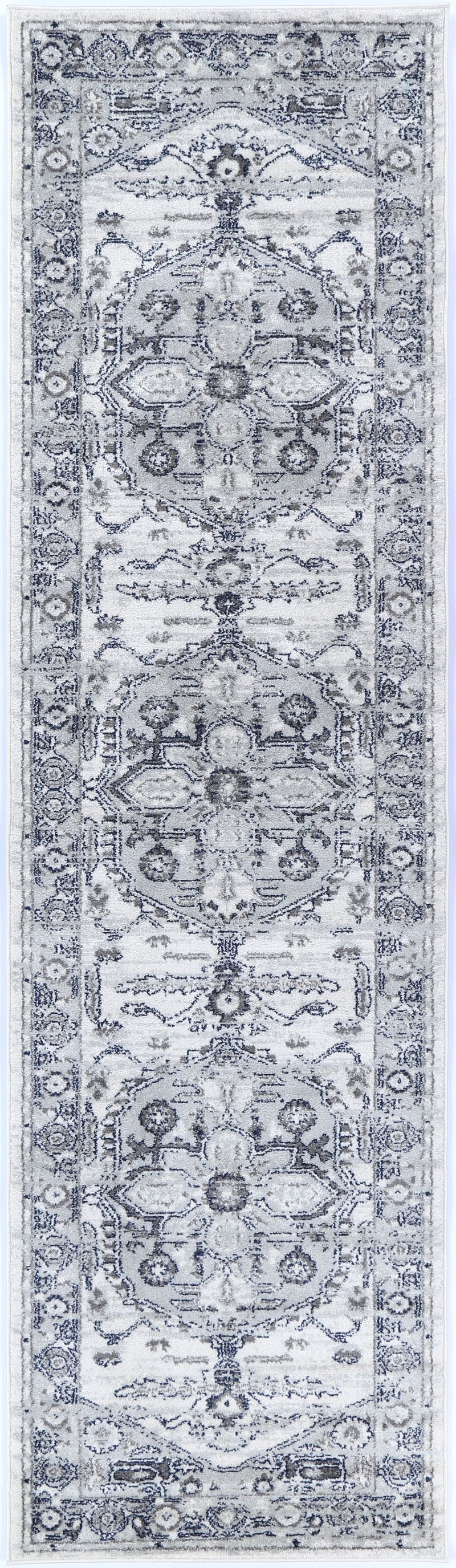 Ligures Grey White Rug 160X230cm