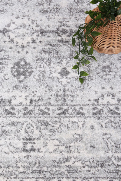 Ligures Grey White Ancient Rug 160X230cm