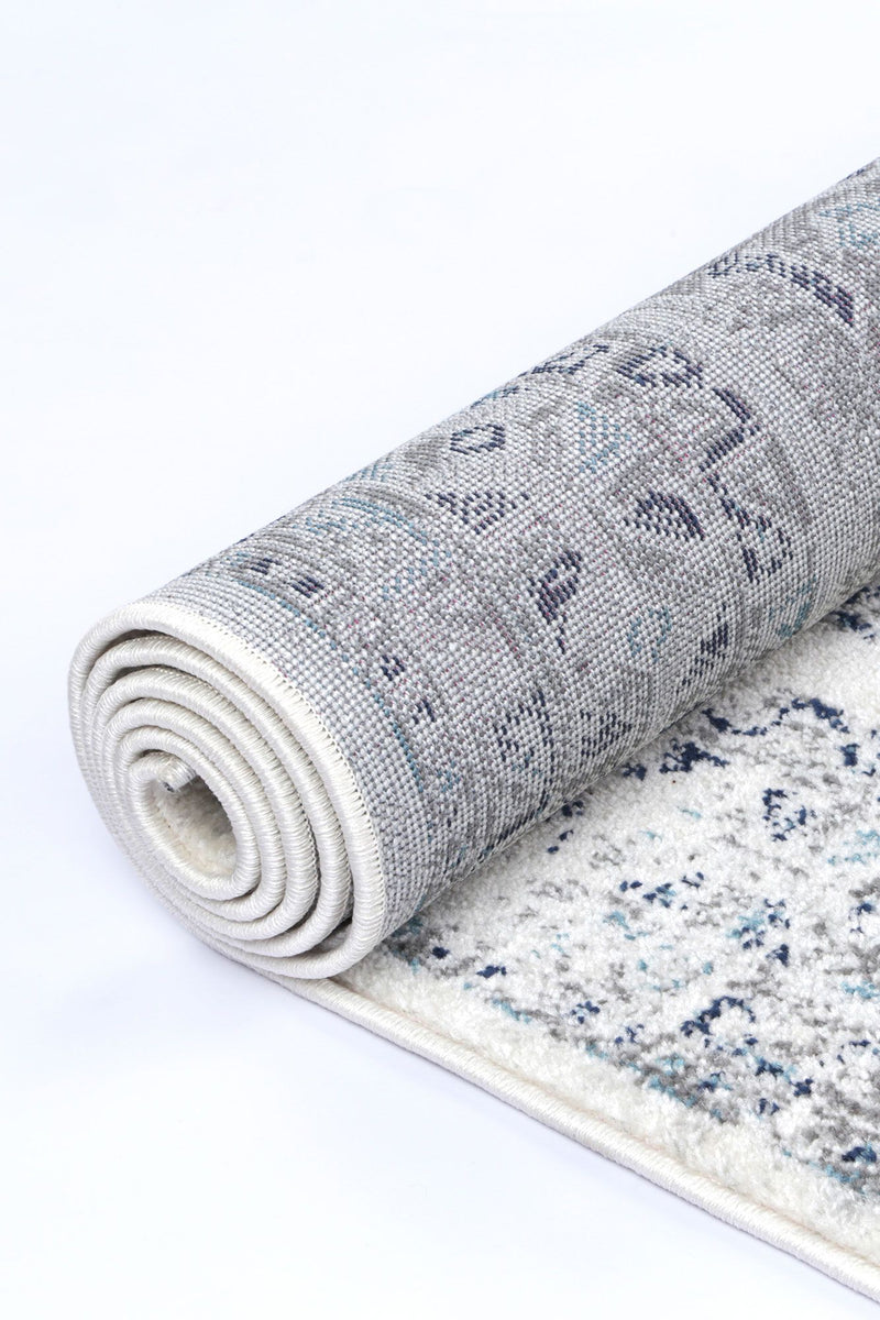 Ligures Cream Blue Traditional Rug 160X230cm