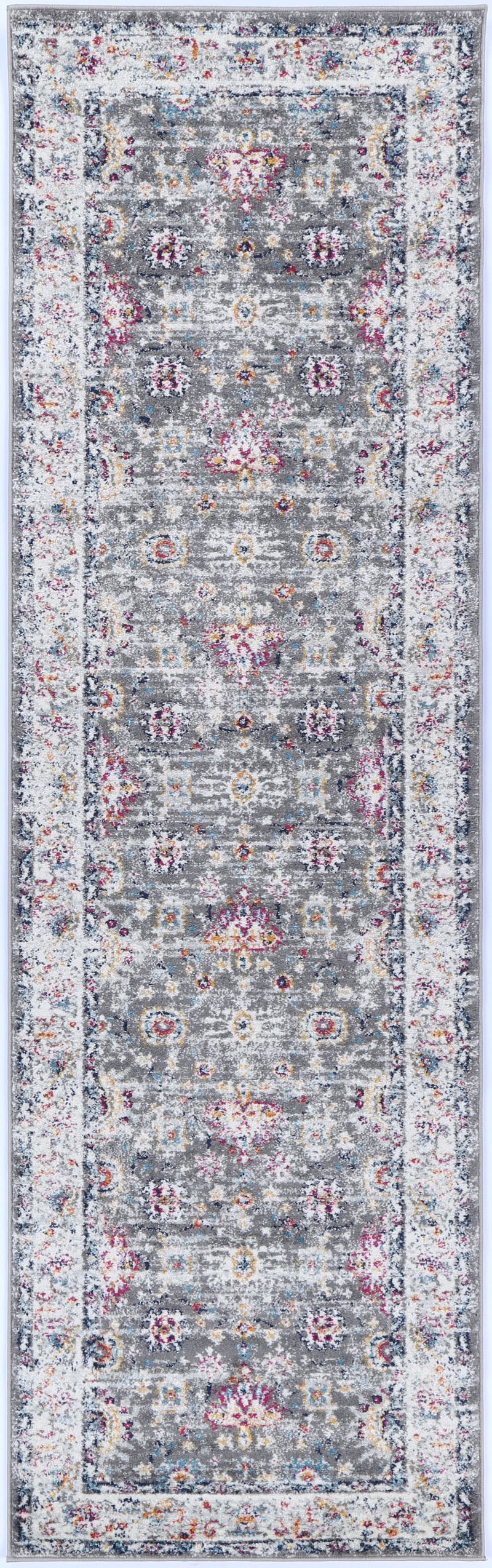 Ligures Grey Multi Traditional Rug 160X230cm