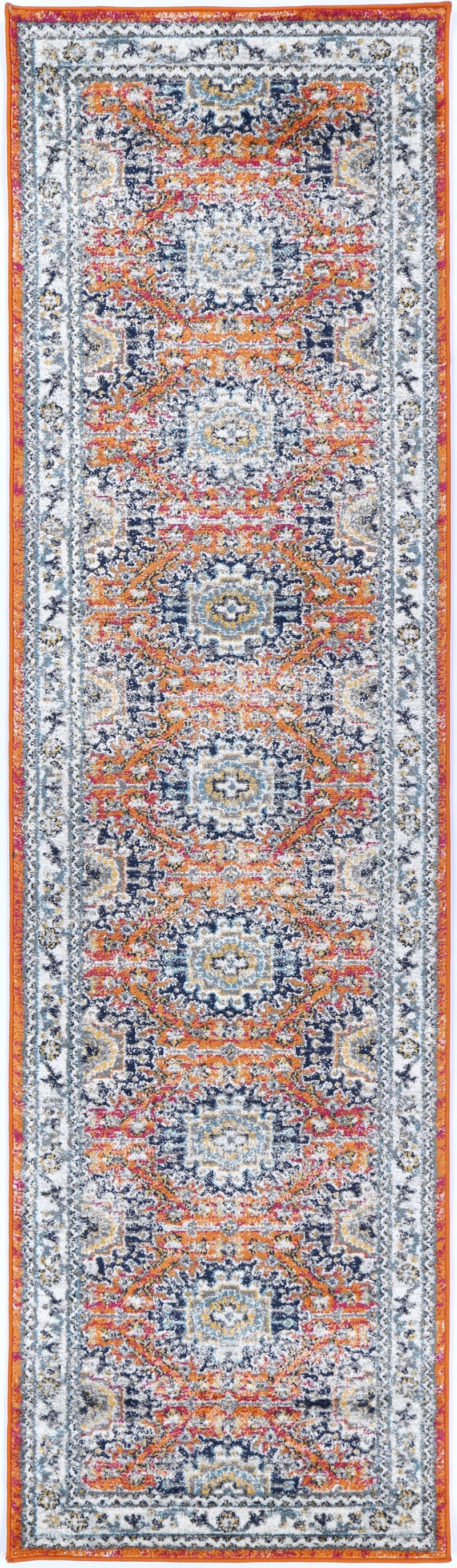 Ligures Rust Multi Traditional Rug 160X230cm