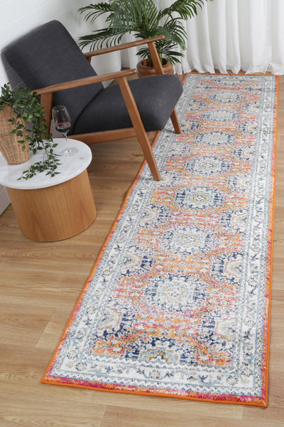 Ligures Rust Multi Traditional Rug 160X230cm