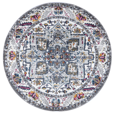 Ligures Multi Traditional Rug 160X160cm Round