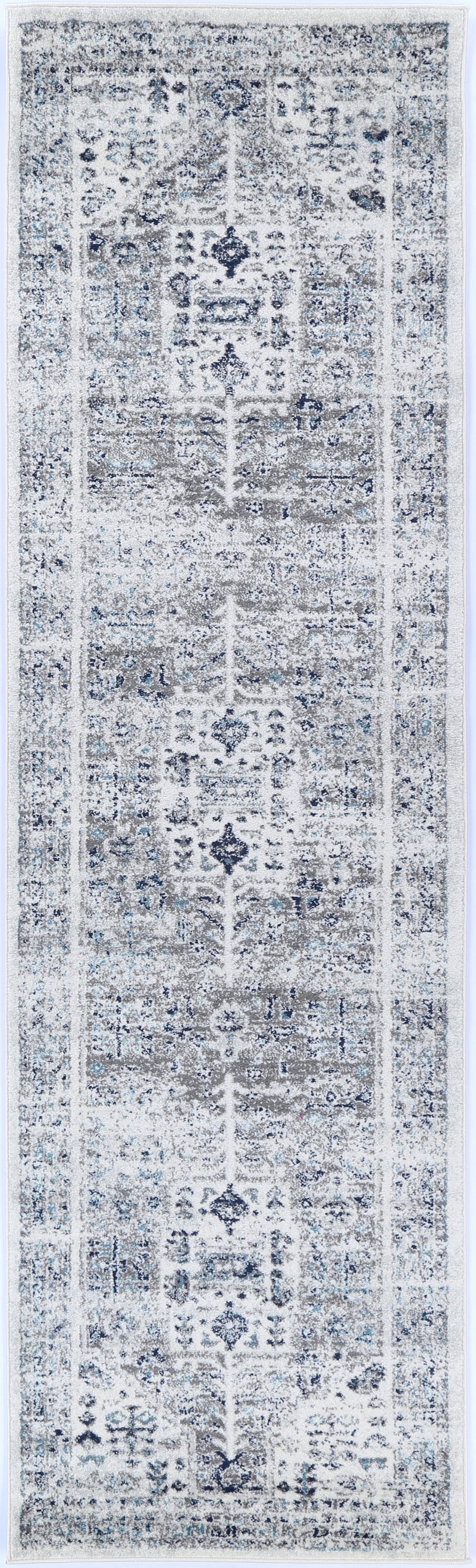 Ligures Cream Blue Traditional Rug 160X160cm Round