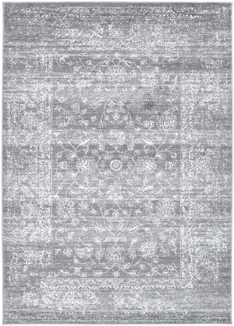 Ligures Grey Transitional Rug 160X160cm Round