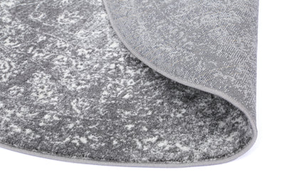 Ligures Grey Transitional Rug 160X160cm Round