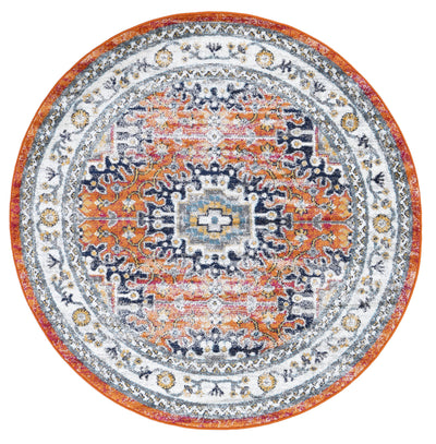 Ligures Rust Multi Traditional Rug 200X290cm