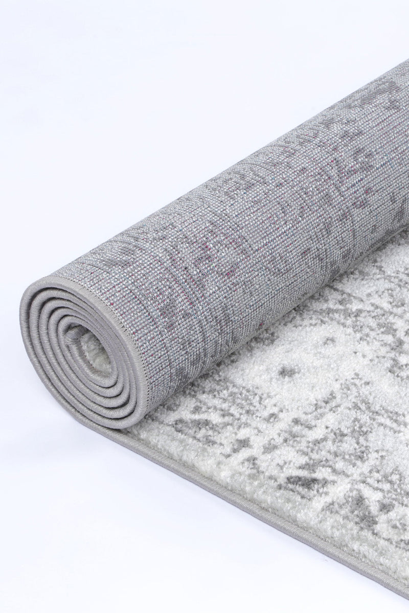 Ligures Grey White Ancient Rug 240X330cm