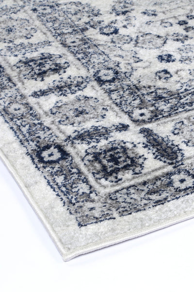 Ligures Navy Cream Traditional Rug 240X330cm