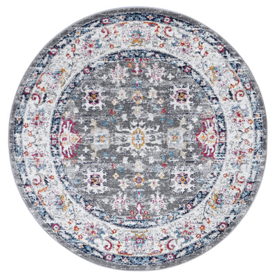 Ligures Grey Multi Traditional Rug 280X380cm