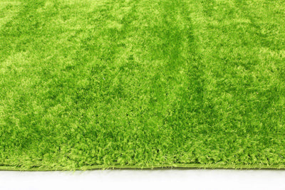 Puffy Soft Shaggy Grass Green 120x170 cm