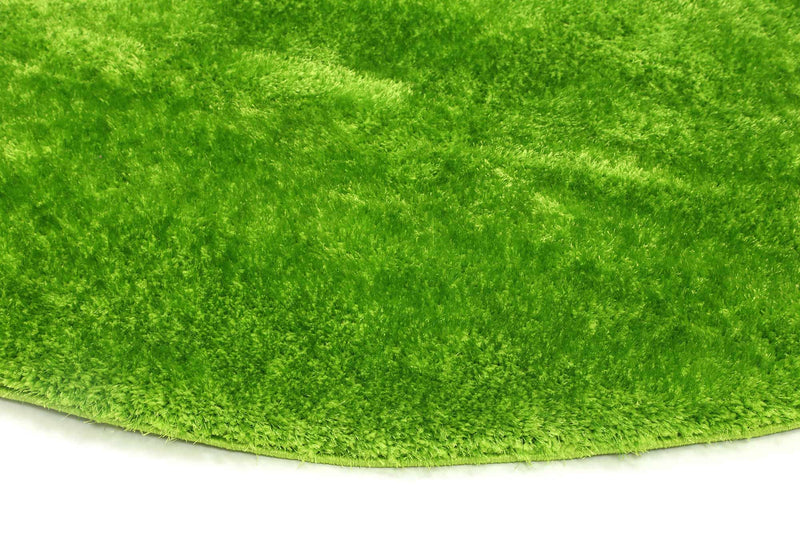 Puffy Soft Shaggy Grass Green 120x170 cm