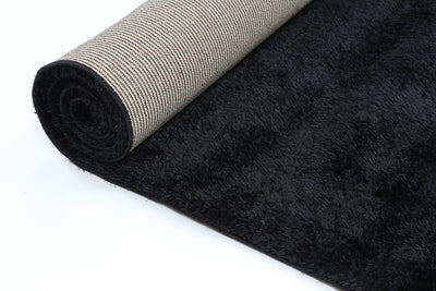 Puffy Soft Shaggy Black 160x230 cm