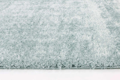 Puffy Soft Shaggy Teal Blue 200x290 cm