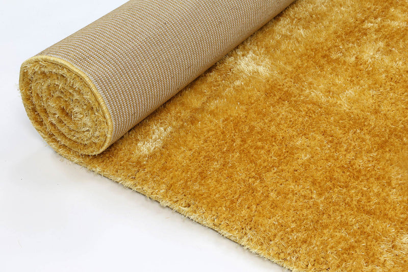 Puffy Soft Shaggy Mustard Yellow 200x290 cm