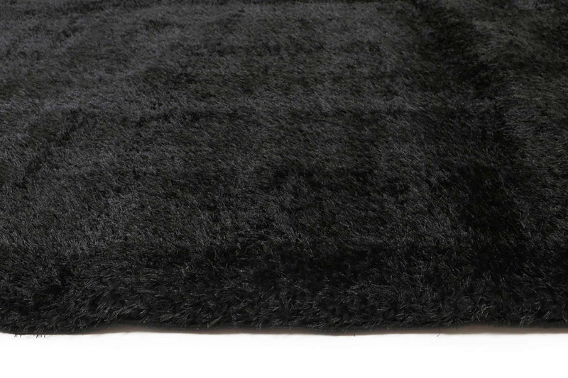 Puffy Soft Shaggy Black 80x150 cm