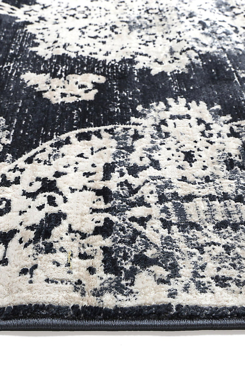 Rapsody Medallion Navy Rug 160x230 cm