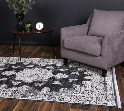 Rapsody Medallion Navy Rug 160x230 cm