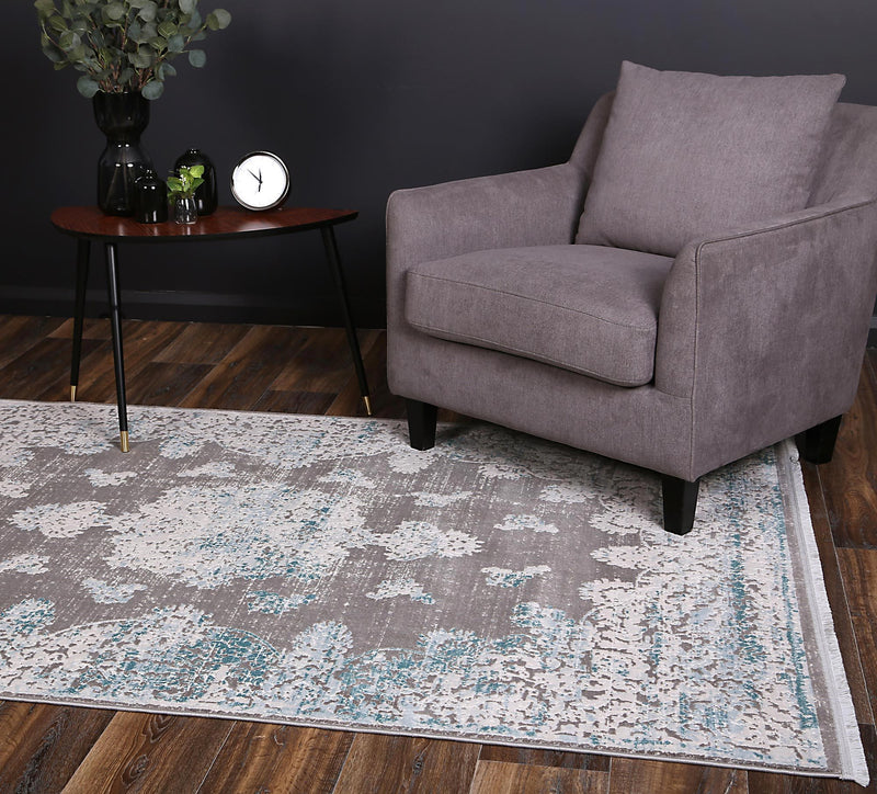 Rapsody Medallion Blue Rug 160x230 cm