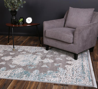 Rapsody Medallion Blue Rug 200x290 cm