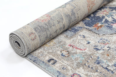 Alexander Transitional Navy Multi Rug 160x230 cm