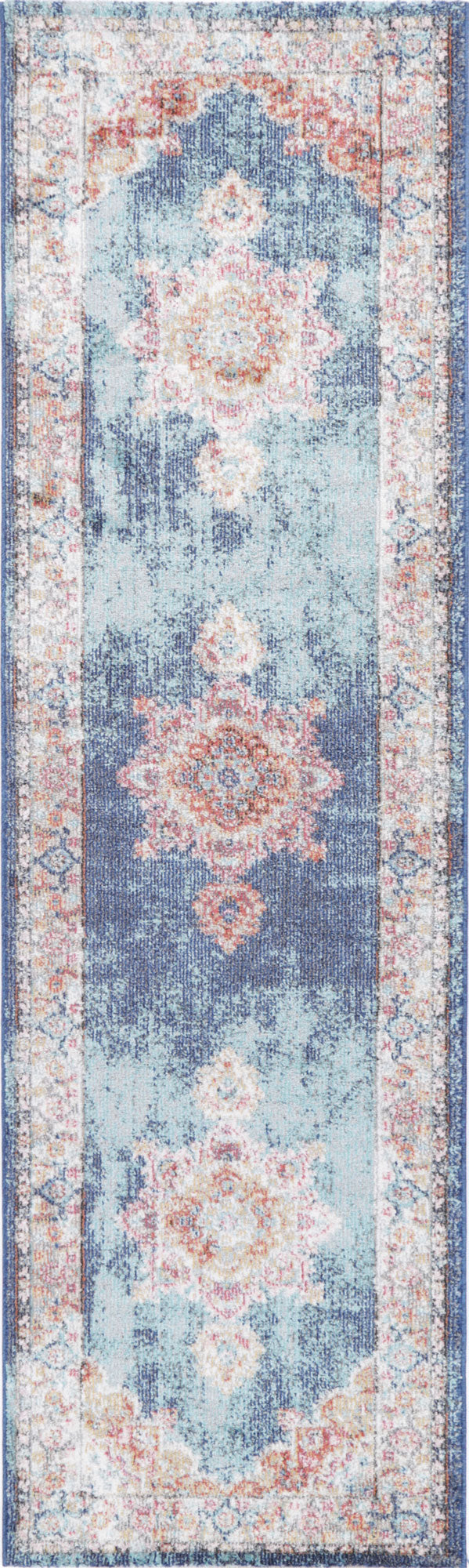 Brentwood Transitional Navy Rug 160x160cm