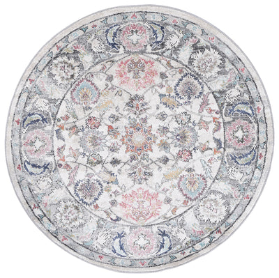 Crystal Transitional Cream Rug 200x200cm