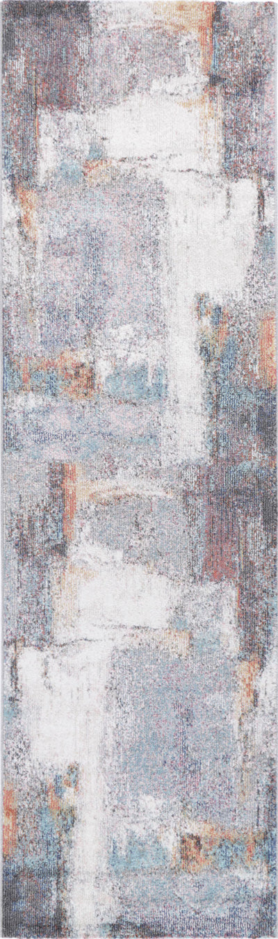 Aveza Abstract Grey Rug 200x200cm